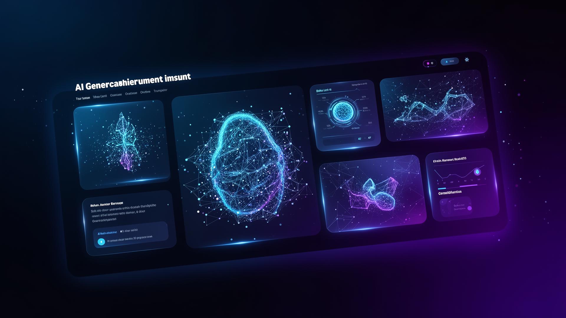 AI generation dashboard